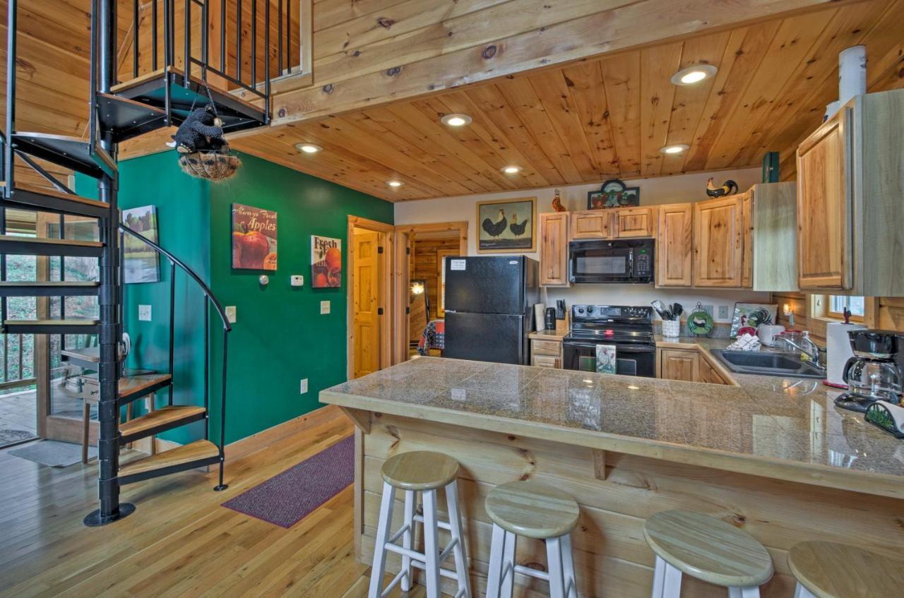 Bryson City Vacation Rental With Hot Tub And Fire Pit! Dış mekan fotoğraf