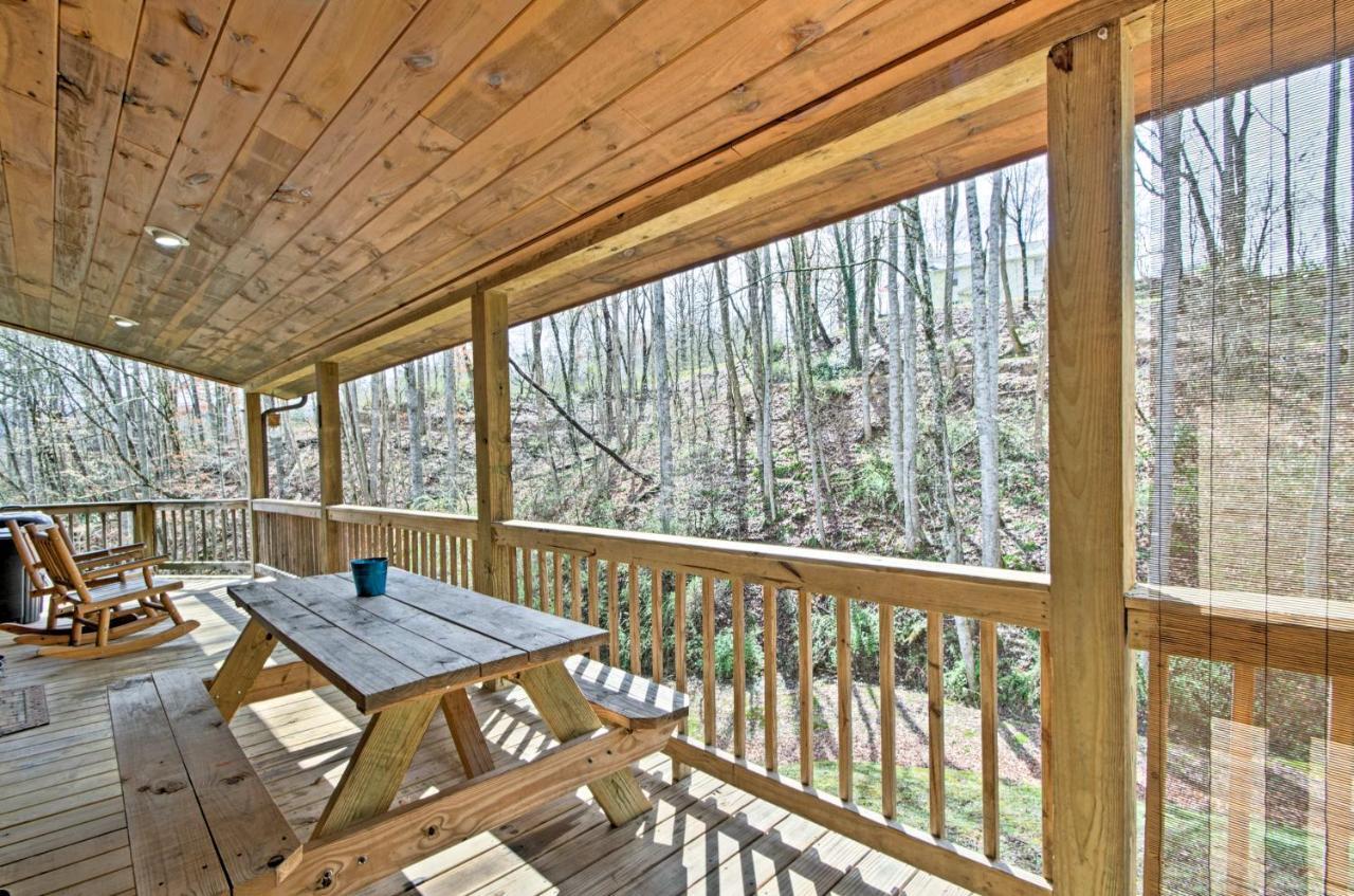 Bryson City Vacation Rental With Hot Tub And Fire Pit! Dış mekan fotoğraf