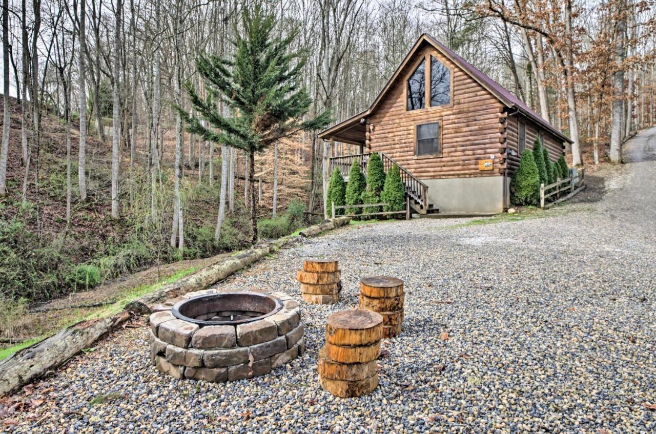 Bryson City Vacation Rental With Hot Tub And Fire Pit! Dış mekan fotoğraf